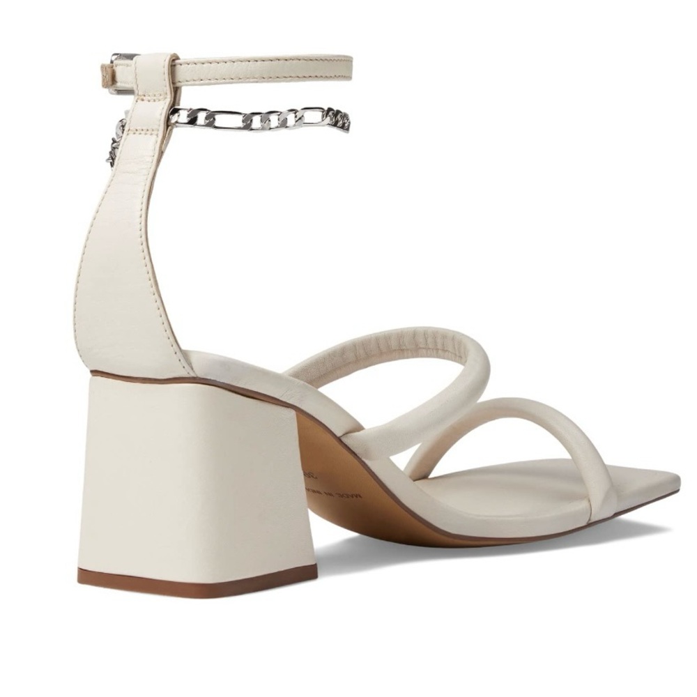 🆕 FREE PEOPLE Parker Chain Block Heel Sandals Size 8 - Picture 3 of 5